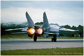 MiG-25 take off