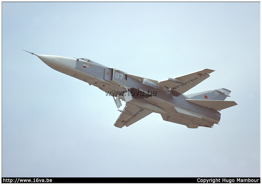 .Su-24MR '07' take off